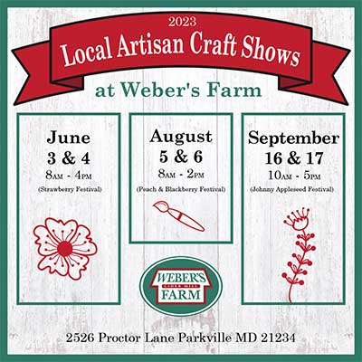 Upcoming News & Events at Weber's Cider Mill Farm in Parkville, Maryland,  NE Baltimore