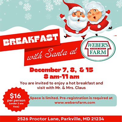 Join us for Breakfast with Santa!